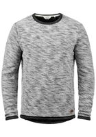 klassisches SOLID SDFlocks Herren Sweatshirt mit Rundhals Pullover 21102722ME in Schwarz, Blau, Grau oder Rot