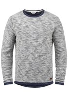 klassisches SOLID SDFlocks Herren Sweatshirt mit Rundhals Pullover 21102722ME in Schwarz, Blau, Grau oder Rot
