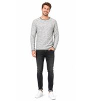 klassisches SOLID SDFlocks Herren Sweatshirt mit Rundhals Pullover 21102722ME in Schwarz, Blau, Grau oder Rot