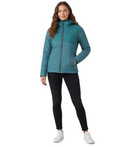 TERNUA Lucindale Damen Isolations-Jacke nachhaltige Multifunktions-Jacke mit Microshell und Thermashell 1643646-2120 Petrol-Blau