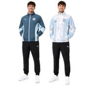 Reversible PUMA Manchester City x KidSuper Men's Training Jacket with Club Crest on Chest, Fan Item 606846 16 Blue/White