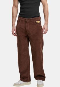bequeme Homeboy Herren Jeans Reißverschluss Taschen 720 g/m² mit Baumwolle Braun