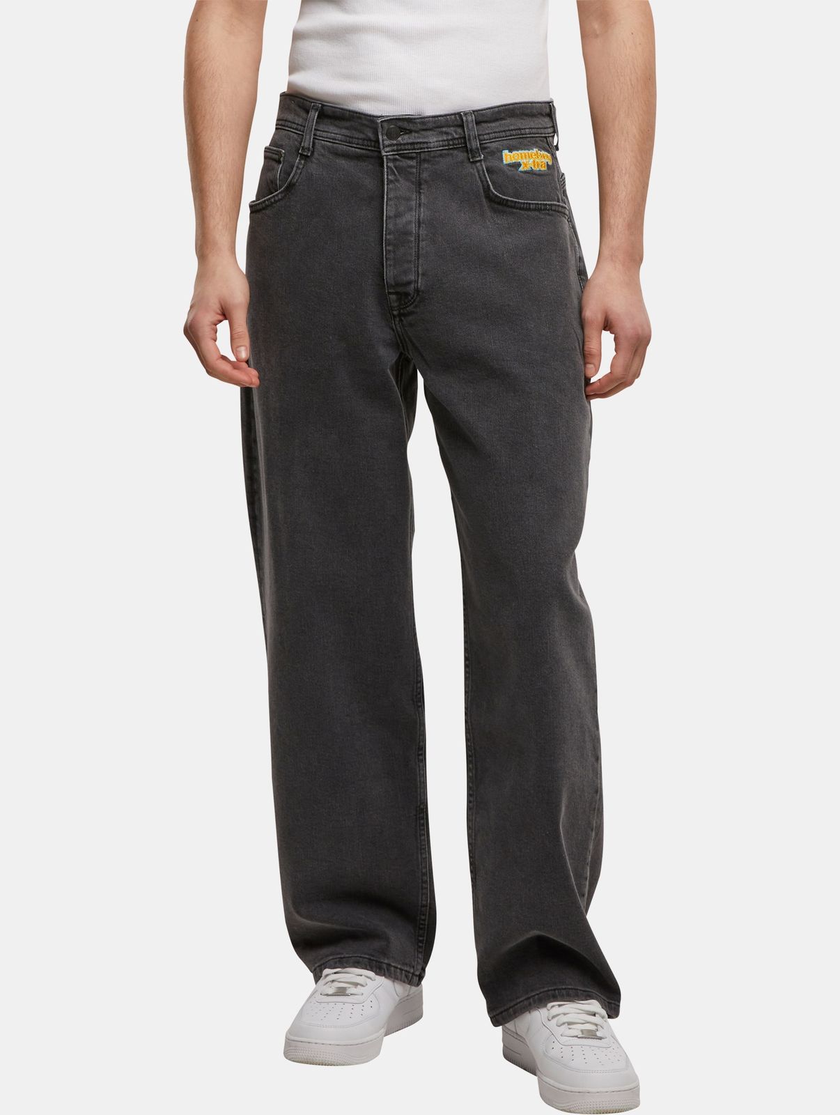 HOMEBOY Herren Jeans Baumwolle Schwarz