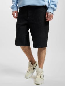 Summery Homeboy Men's Shorts Stretch Zip Quilted Cotton Black