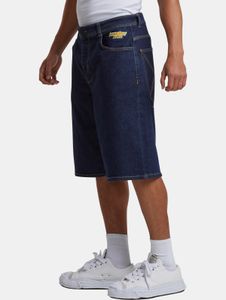 Comfortable men's shorts with cotton, blue