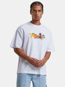 Comfortable Homeboy men's T-shirt with cotton, white