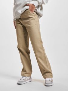 Jeans da donna Dickies moderni con tasche con zip, in cotone, beige