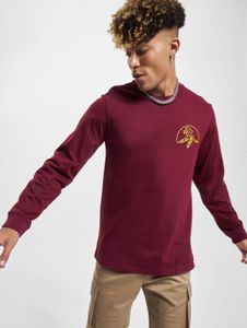 weiches Converse Herren Sweatshirt Rippbündchen mit Baumwolle Bordeaux-Rot