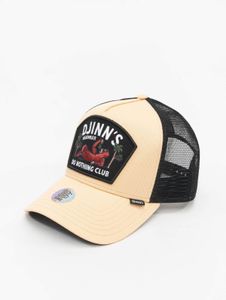 sportliche Djinns Unisex Cap Mesh mit Baumwolle Beige/Schwarz