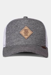 moderne Djinns Unisex Cap mit Baumwolle Grau/Weiß