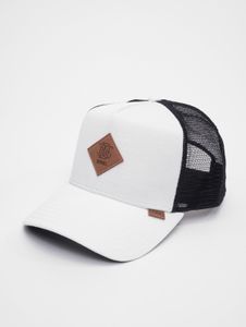 sportliche Djinns Unisex Cap Schwarz/Weiß