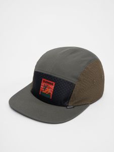 sportliche Djinns Unisex Cap Oliv-Grün/Schwarz