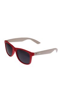 markante MSTRDS Unisex Sonnenbrille Rot/Weiß