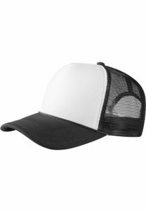 moderne MSTRDS Unisex Cap Schwarz/Weiß