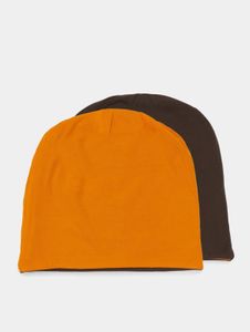sporty MSTRDS unisex cap stretch with cotton brown/orange