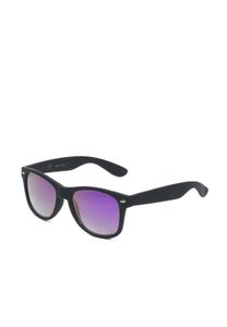 stylische MSTRDS Unisex Sonnenbrille Mirror-Look Schwarz