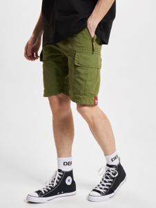 Comfortable Alpha Industries men's shorts with cotton, green