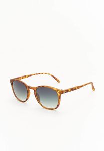 stylische MSTRDS Unisex Sonnenbrille Braun/Beige