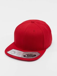 moderne Checked Flanell Unisex Cap Stretch 315 g/m² Rot