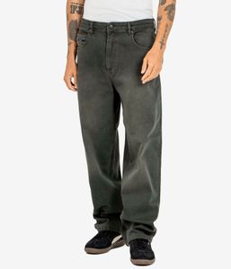 bequeme Reell Herren Jeans Stretch mit Baumwolle Grün