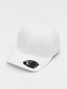 sportliche Flexfit Unisex Cap Stretch gesteppt 269 g/m² mit Baumwolle Weiß