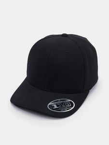 moderne Flexfit Unisex Cap Klettverschluss Stretch 240 g/m² Schwarz