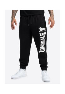 Pantalones casuales de hombre Lonsdale London de algodón, color negro.