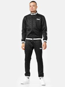 modern Lonsdale London men's trousers black/white