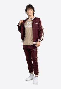 Casual Lonsdale London men's trousers, burgundy red