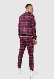 bequeme Lonsdale London Herren Hose Stretch Blau/Rot