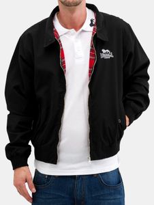 stylische Lonsdale London Herren Jacke Schwarz