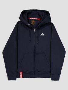Sudadera con capucha para hombre Modern Alpha Industries de algodón, color azul marino