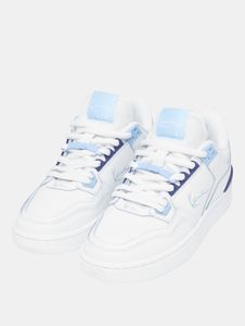 Stylish Karl Kani women's sneakers, white/blue