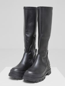 lässige Buffalo Damen Boots Schwarz