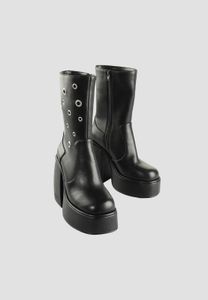 sportliche Buffalo Damen Sneaker Schwarz