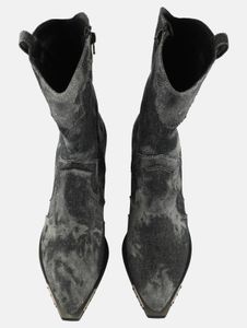 markante Buffalo Damen Boots mit Baumwolle Schwarz