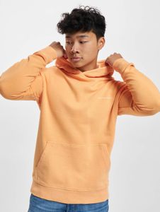 weicher Jack & Jones Herren Hoodie Rippbündchen Kapuze Orange
