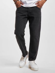 bequeme Jack & Jones Herren Jeans Straight Fit Taschen mit Baumwolle Schwarz