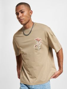 bequemes Jack & Jones Herren T-Shirt mit Baumwolle Beige