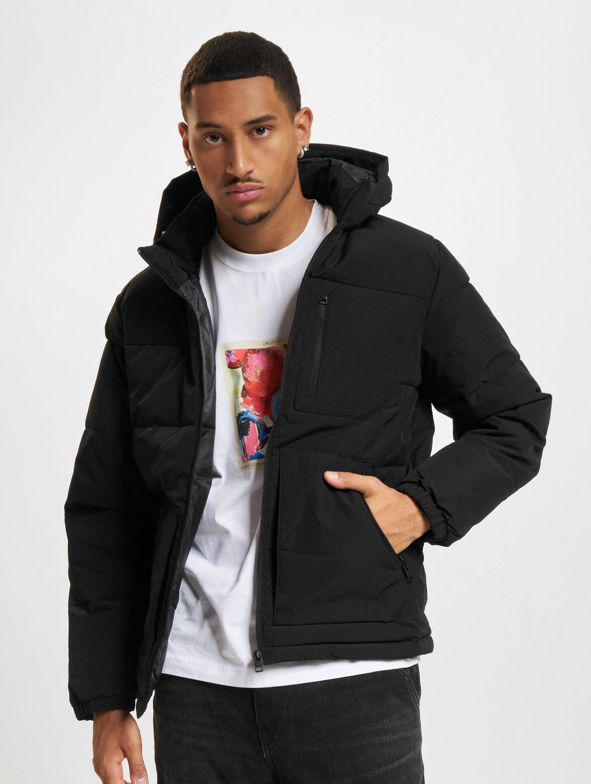 Jack & Jones Herren Funktionsjacke Schwarz