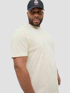 bequemes Jack & Jones Herren T-Shirt mit Baumwolle Creme-Weiß
