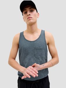 T-shirt da uomo moderna Jack & Jones in cotone, blu