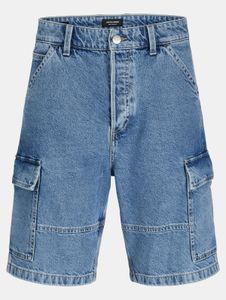 Pantalones cortos informales para hombre de Jack & Jones, de algodón, color azul.