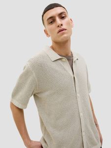 Polo homme Jack & Jones polyvalent en coton beige