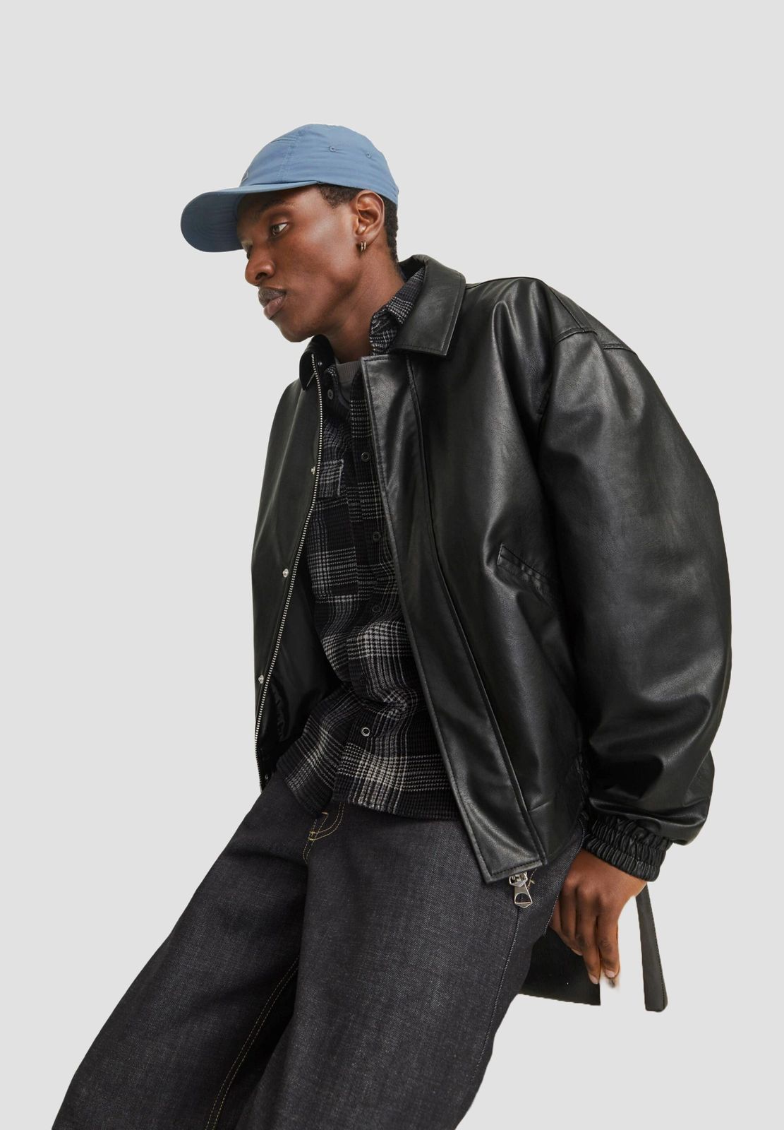 Functional Jack & Jones men's jacket, black
