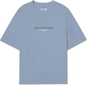 modernes Jack & Jones Herren T-Shirt mit Baumwolle Blau