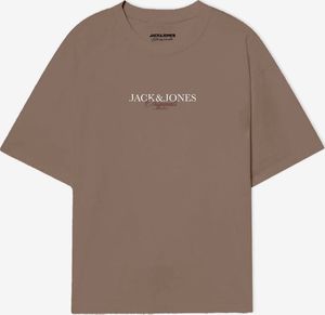 sportliches Jack & Jones Herren T-Shirt mit Baumwolle Beige