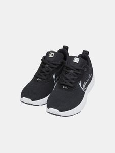 lässige Karl Kani Damen Sneaker Schwarz/Weiß