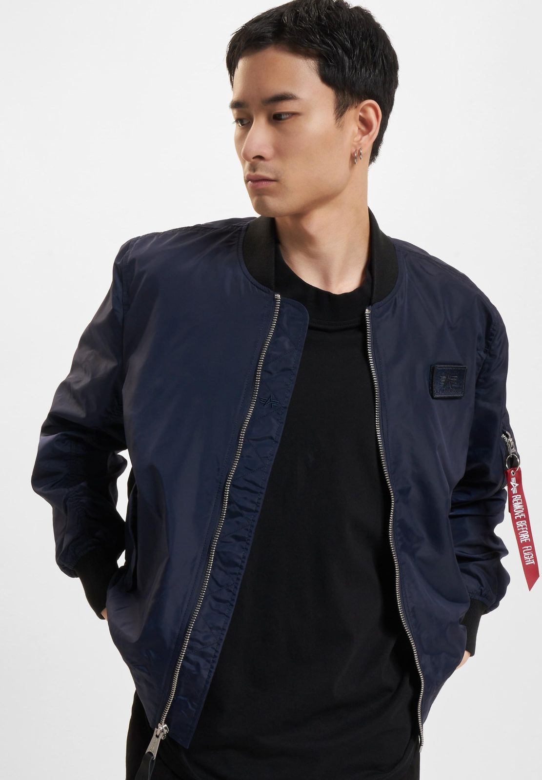 Functional Alpha Industries men's jacket, blue