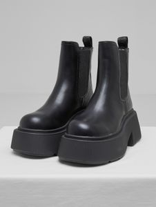 markante Buffalo Damen Boots Schwarz